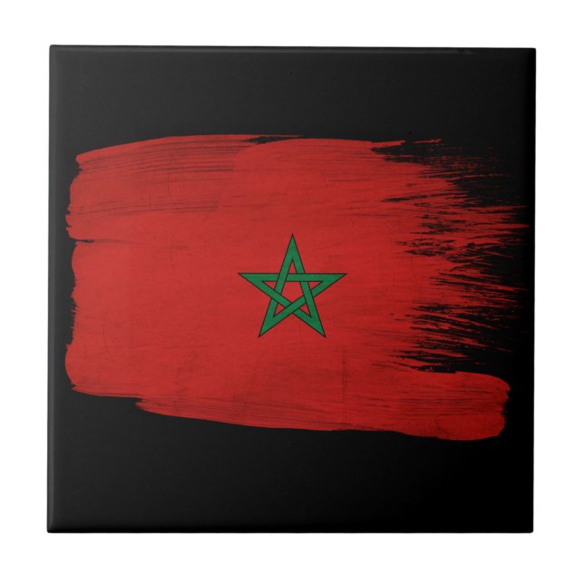 Bandeira de Marrocos (Frente)