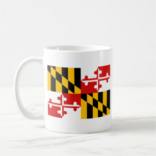 Bandeira de Maryland + Caneca do mapa