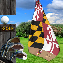 Bandeira de Maryland e Monogramas de Maryland / to