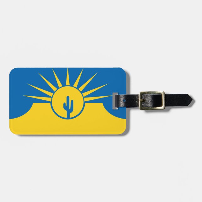 Bandeira de Mesa, Etiqueta de Bagagem de Arizona (Frente Horizontal)