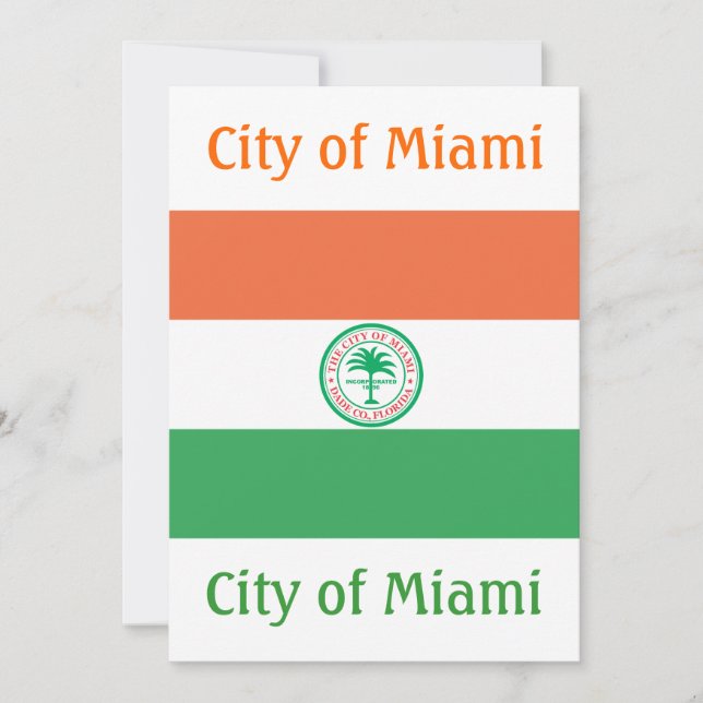 Bandeira de Miami (Frente)