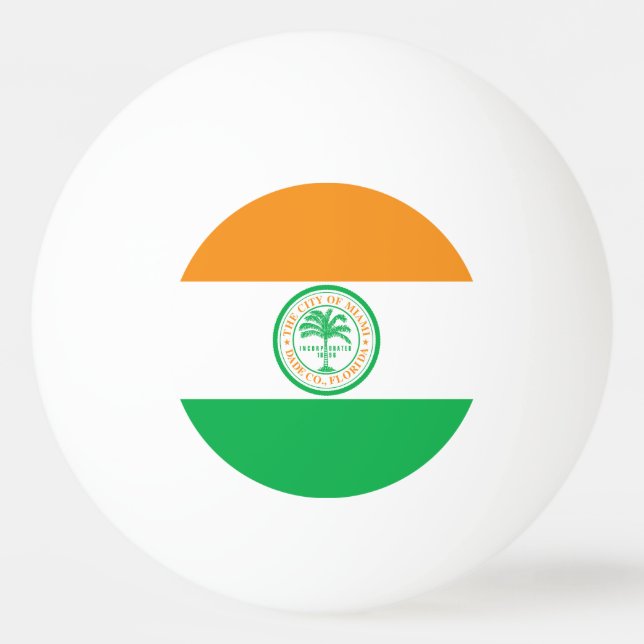 Bandeira de Miami, Bola de ping pong da Flórida (Frente)