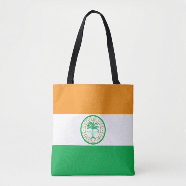 Bandeira de Miami, Flórida Tote Bag (Frente)