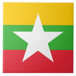 Bandeira de Mianmar (Birmânia)