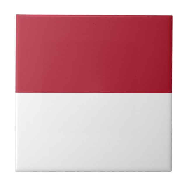 bandeira de Mônaco (Frente)