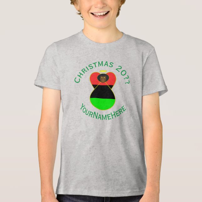 Bandeira de Natal do Anjo da Diáspora Africana Per (Frente)