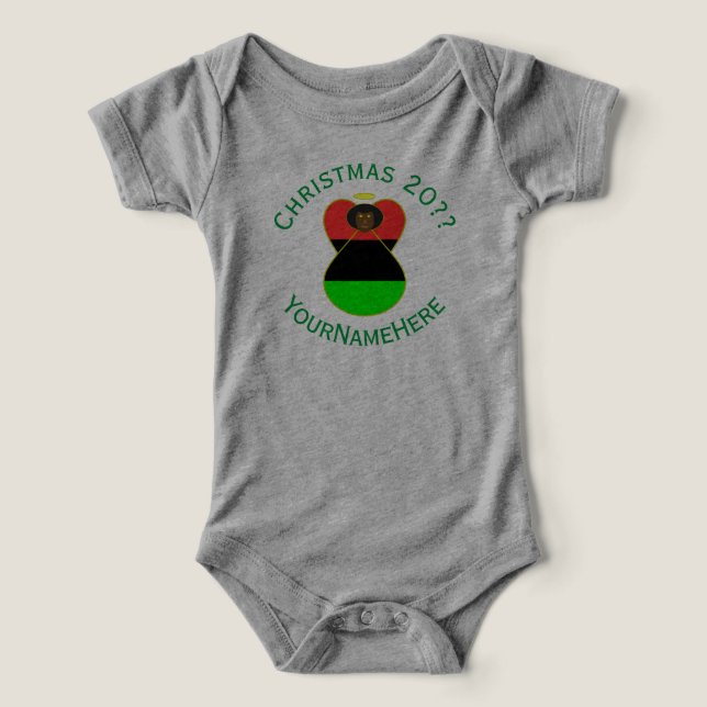 Bandeira de Natal do Anjo da Diáspora Africana Per (Design frontal)