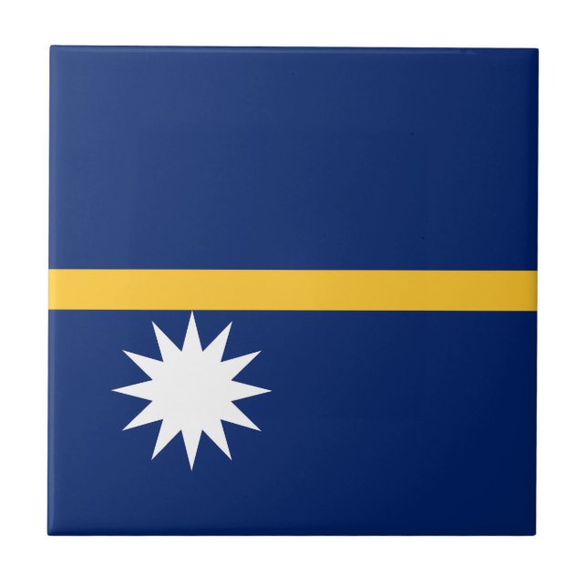 Bandeira de Nauru (Frente)