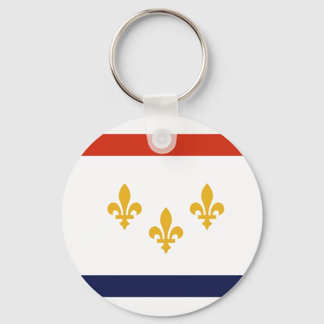 Bandeira de Nova Orleans, Chaveiro da Louisiana (Frente)
