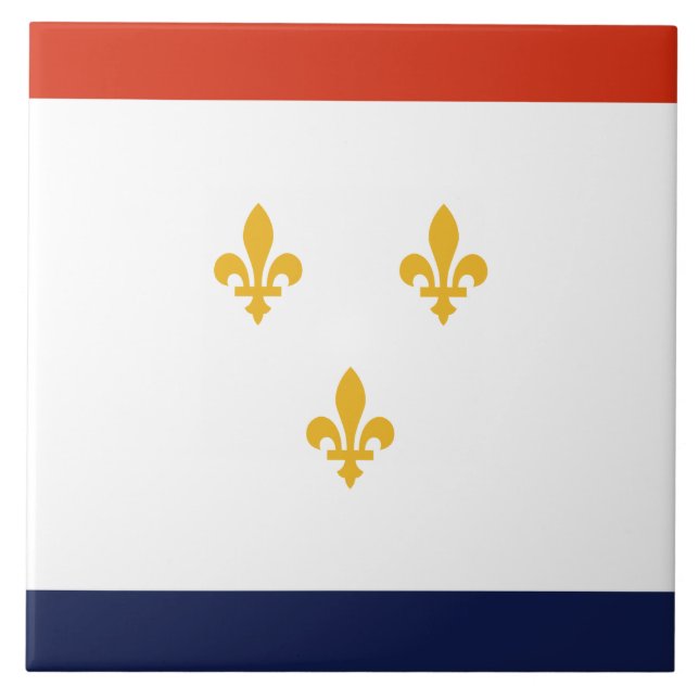 Bandeira de Nova Orleans (Louisiana, EUA) (Frente)