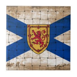 Bandeira de Nova Scotia Distorcida