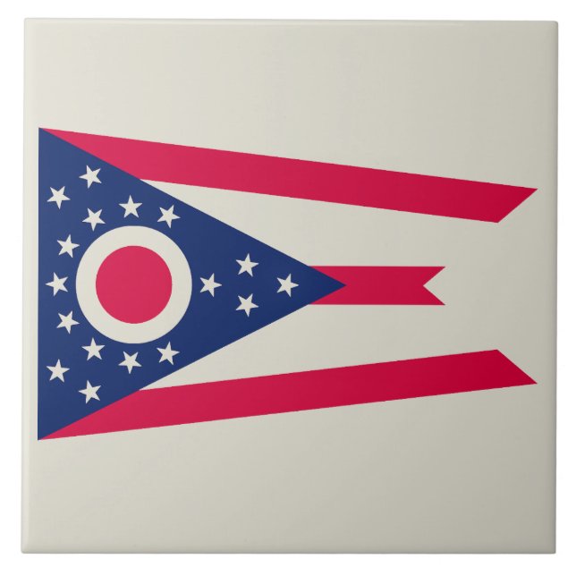 Bandeira de Ohio: A Bandeira do Estado Buckeye (Frente)