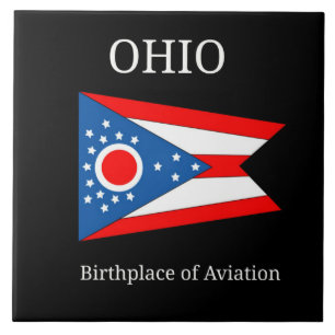 Bandeira de Ohio, rotulada