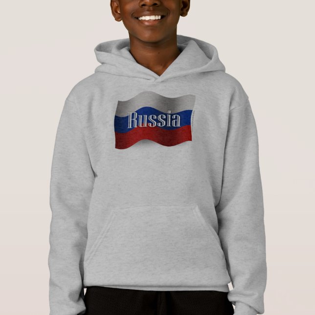 Bandeira de ondulação de Rússia (Frente)