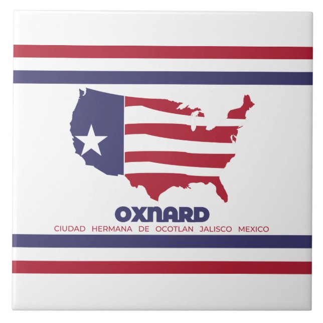 Bandeira de Oxnard (Califórnia) (Frente)