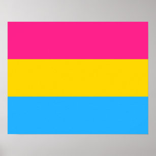 Bandeira de Pansexualidade Poster
