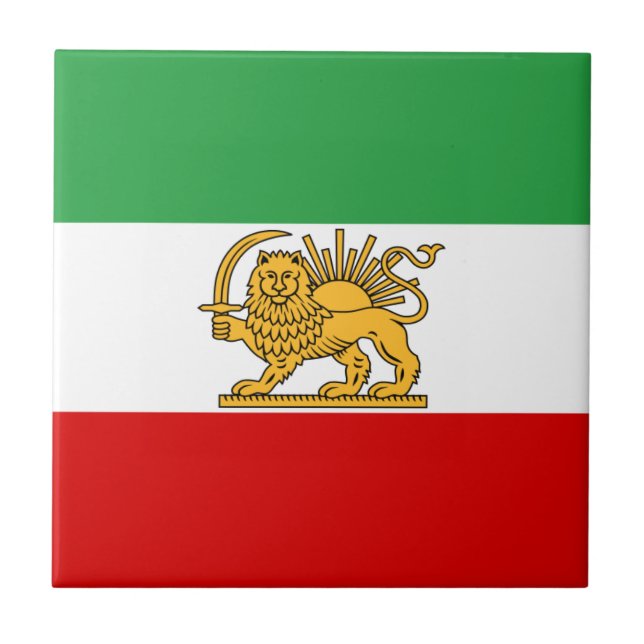 Bandeira de Persia/Irã (1964-1980) (Frente)