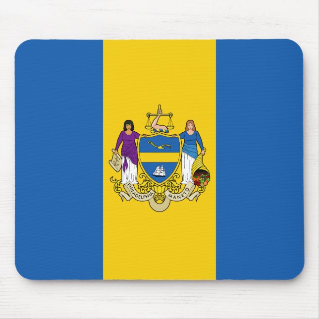 Bandeira de Philadelphia, Pensilvânia Mouse Pad (Frente)