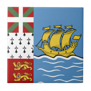 Bandeira de Pierre e Miquelon santo