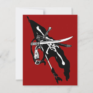 Bandeira de Piratas Vintage, Caveira e Ossos Cruza
