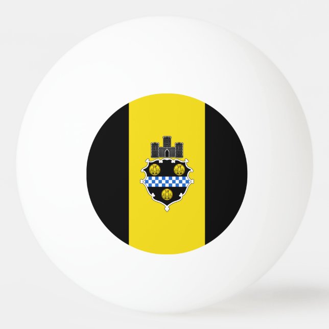 Bandeira de Pittsburgh, Bola de ping pong da Pensi (Frente)