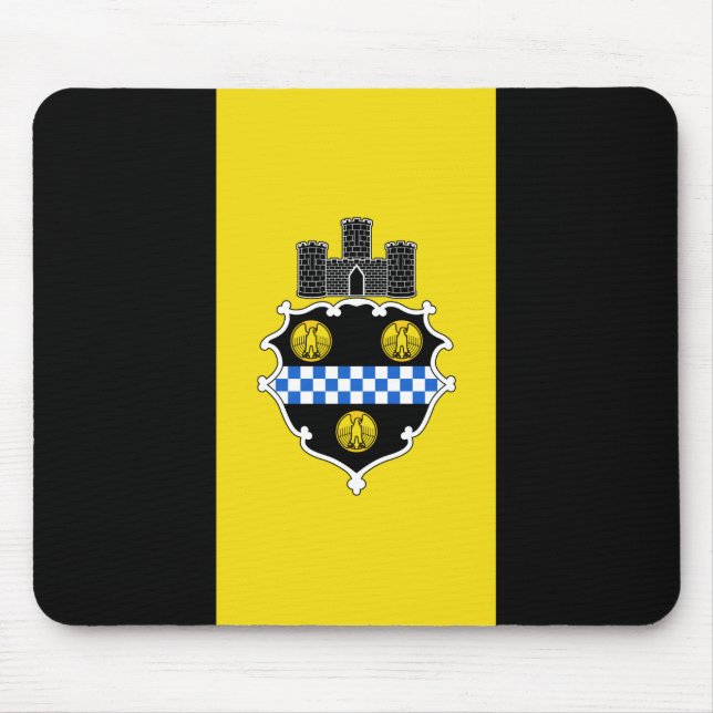 Bandeira de Pittsburgh, Pensilvânia Mouse Pad (Frente)
