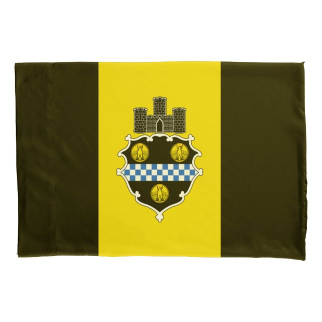 Bandeira de Pittsburgh, Pensilvânia Pillowcase (Frente)