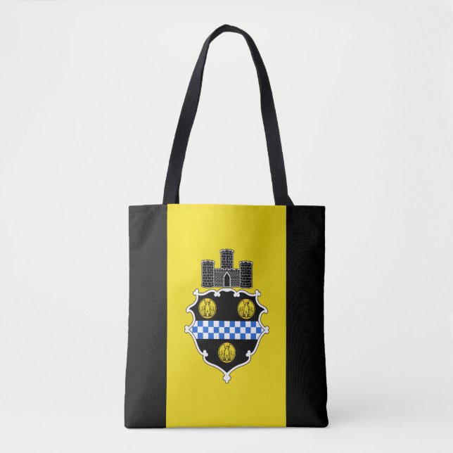 Bandeira de Pittsburgh, Pensilvânia Tote Bag (Frente)