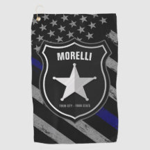 Bandeira de Policial Oficial de Polícia Personaliz