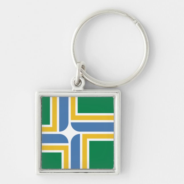 Bandeira de Portland, Oregon Chaveiro (Frente)