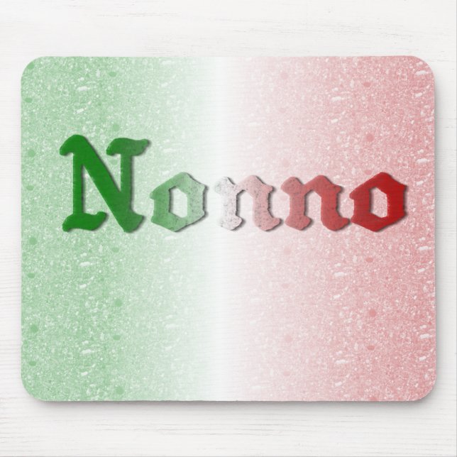 Bandeira de primeira geração italiana Mousepad de (Frente)