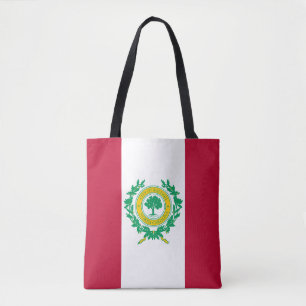 Bandeira de Raleigh, Carolina do Norte, Tote Bag