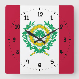 Bandeira de Raleigh, Relógio de Parede na Carolina