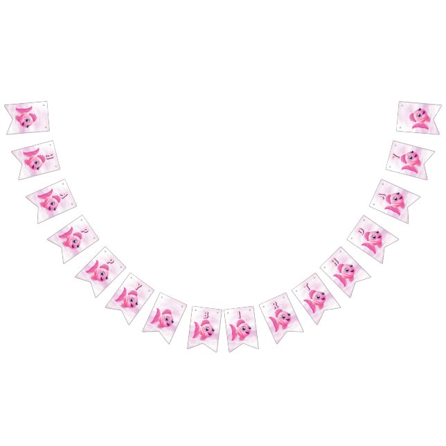 Bandeira de reabastecimento de peixe rosa (Todos)