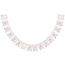 Bandeira de recheio de flores selvagens coloridas 