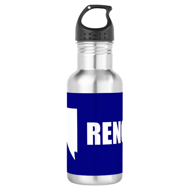 Bandeira de Reno, Garrafa de Água de Nevada (Frente)
