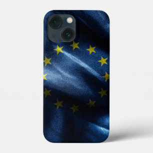 bandeira de seda da UE