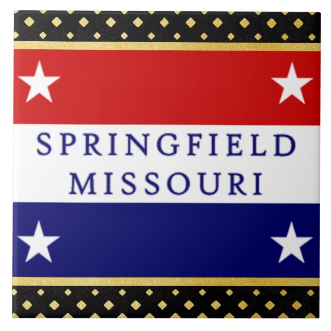 Bandeira de Springfield (Missouri) (Frente)