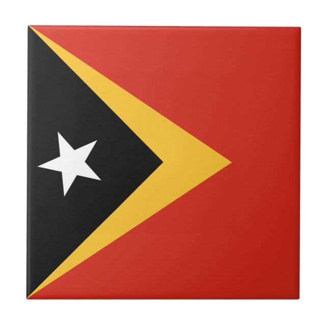 Bandeira de Timor Leste (Frente)
