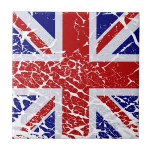 Bandeira de Union Jack da pintura da casca do