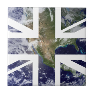Bandeira de Union Jack Ingleses da terra (Reino