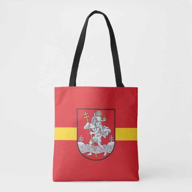 Bandeira de Vilnius, Lituânia Tote Bag (Frente)