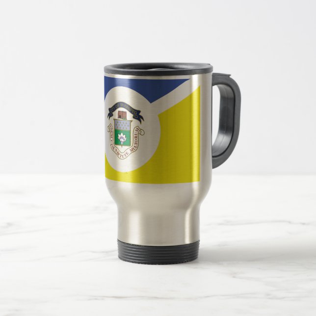 Bandeira de Winnipeg, Caneca de viagem de Manitoba (Frente Esquerda)