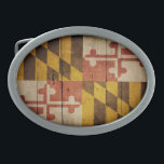 Bandeira de Wood Maryland robusto<br><div class="desc">Maryland Flag; Marylander</div>