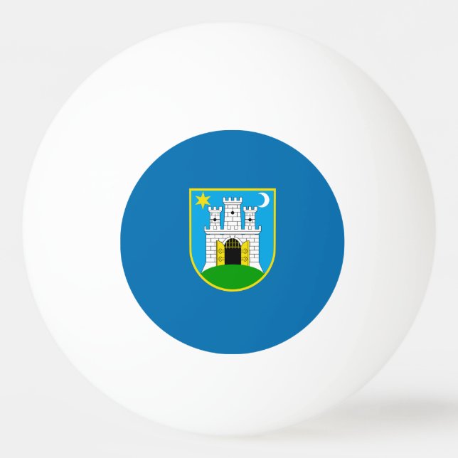 Bandeira de Zagreb, Bola de ping pong da Croácia (Frente)
