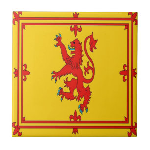 Bandeira desenfreado do leão vermelho de Scotland