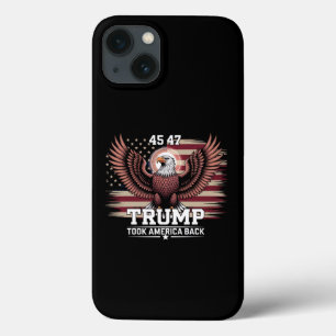 Bandeira do 45º 47º Presidente Trump 2025 Águia Am