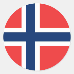 Bandeira do Adesivo da Noruega