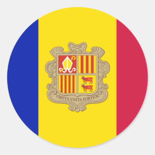 Bandeira do Adesivo de Andorra