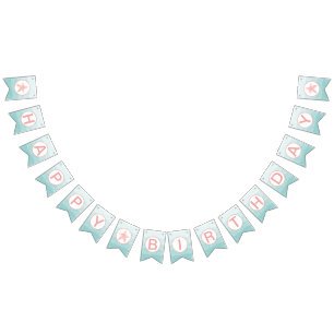 Bandeira do aniversário da sereia